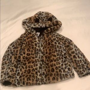 Leopard Faux Fur Coat
